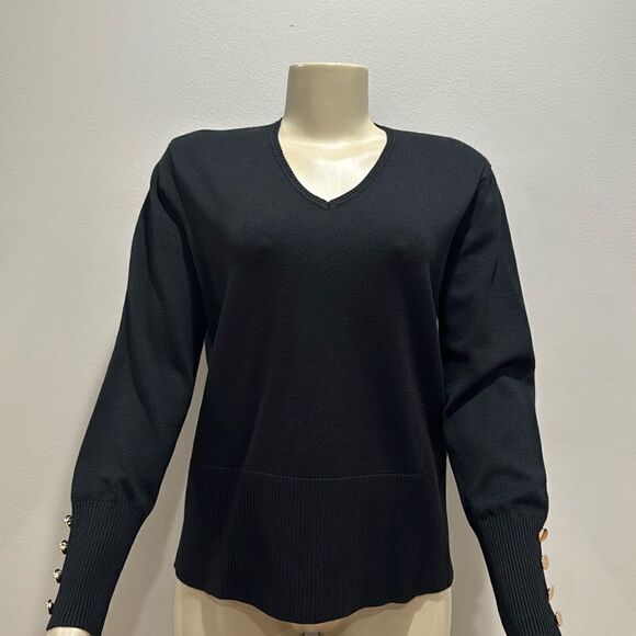 LISETTE JULIETTE  V-NECK SWEATER - Picture 4 of 9